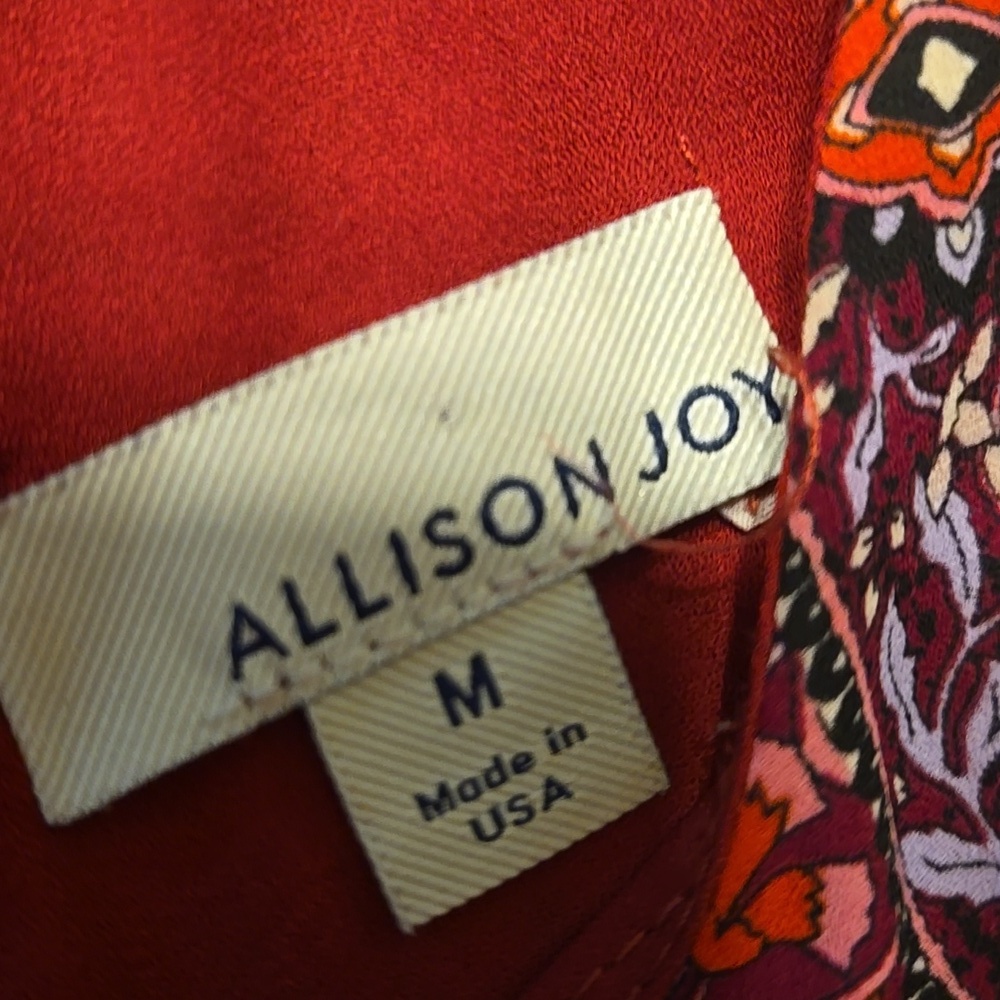 Allison Joy Red and Multicolor Dress From Papillon. 2 Dresses For 1 Price! - Picture 2 of 8